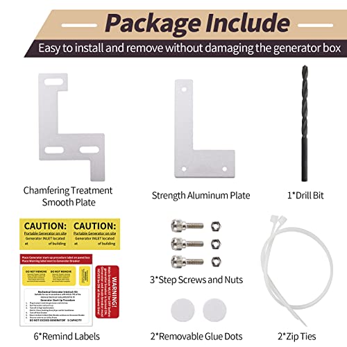 Generator-Interlock Kit for Siemens Murray - 150 or 200 amp Panels, 1-1/4” Spacing Between Main Breaker & Generator Circuit Breaker, Professional Interlock Kit for ITE, Gould, Thomas, Betts, Siemens