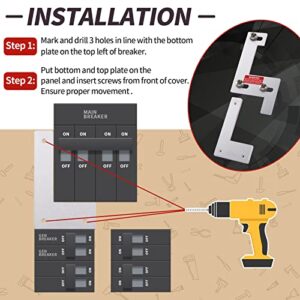 Generator-Interlock Kit for Siemens Murray - 150 or 200 amp Panels, 1-1/4” Spacing Between Main Breaker & Generator Circuit Breaker, Professional Interlock Kit for ITE, Gould, Thomas, Betts, Siemens