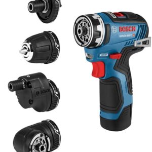 BOSCH GXL12V-270B22 12V Max 2-Tool Combo Kit with Chameleon Drill/Driver Featuring 5-In-1 Flexiclick® System and Starlock® Oscillating Multi-Tool