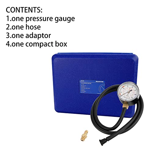 Roastove Natural Gas or LP Gas Manifold Pressure Test Kit, LP Gas Pressure Tester, Natural Gas Meter, 0-35" W.C