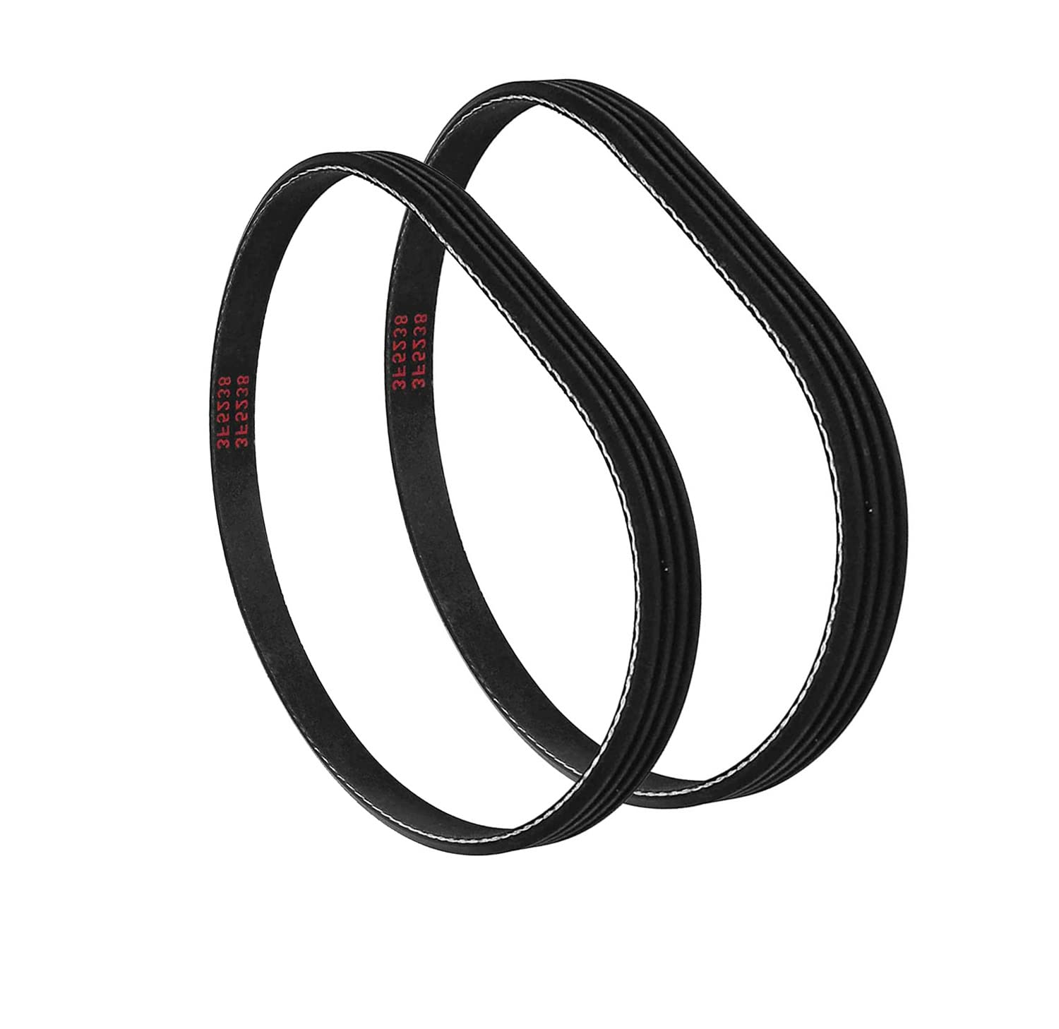 119214000 BandSaw Drive Belt for Craftsman 10 Inch Band Saw 1/3 HP Motor 1-JL22020003 119.214000 124.214000 351.214000 (Ribbed Belt) - 2 Pack