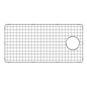 kraus stainless steel bottom grid (29 3/8 in. x 14 3/8 in.) for 33 in. turino workstation drop-in/undermount fireclay kitchen sink kfdw1-33gwh and kfdw1-33mgr, kbg-fc3015