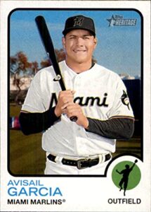 2022 topps heritage #252 avisail garcia miami marlins nm-mt mlb baseball