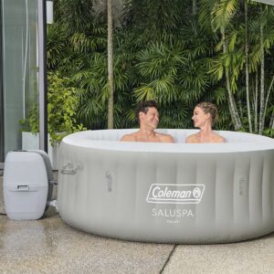 Coleman SaluSpa Tahiti Inflatable Hot Tub Spa, 2-4 Person AirJet Spa