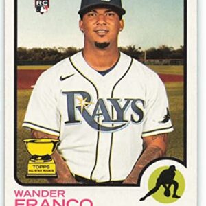 2022 Topps Heritage #347 Wander Franco NM-MT RC Rookie Tampa Bay Rays Baseball