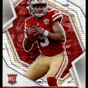 2021 Panini Rookies and Stars Pulsar Prizm #103 Trey Lance San Francisco 49ers (Silver Holo Refractor) NFL Football Card (RC - Rookie Card) NM-MT