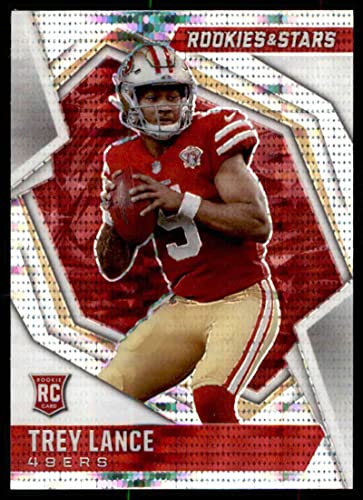 2021 Panini Rookies and Stars Pulsar Prizm #103 Trey Lance San Francisco 49ers (Silver Holo Refractor) NFL Football Card (RC - Rookie Card) NM-MT