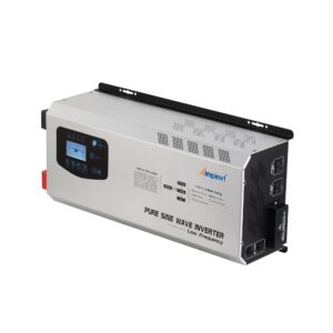 6000w peak 18000watts pure sine wave power inverter 24v dc to 120/240 vac split phase with battery ac charger,off grid low frequency