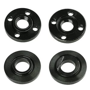 set of 4 grinder flange replacement parts 5/8-11 grinder nuts, angle grinder attachments compatible with dewalt milwaukee ryobi makita