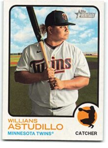 2022 topps heritage #427 willians astudillo minnesota twins (sp - short print) nm-mt mlb baseball high number short print