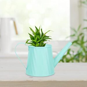 Happyyami Succulent Kettle Flowerpot Flowers Decoration Metal Pitcher Kids Mini Toys Flower Water Pot Mini Watering Can Small Watering Can Kettle for Watering Gardening Tool Kids Toy Plant