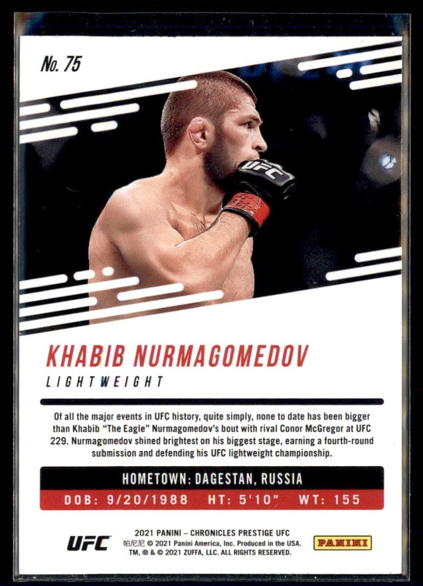 2021 Panini Chronicles UFC #75 Prestige - Khabib Nurmagomedov