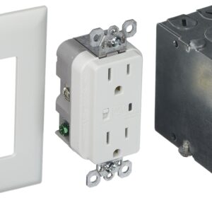 Legrand 17 Inch Dual Purpose Media Enclosure and Power Outlet Surge Protector Kit