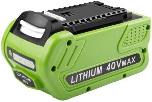 high-output 6.0ah 40v battery 29472 for greenworks 40-volt tools battery (g-max 40v system)