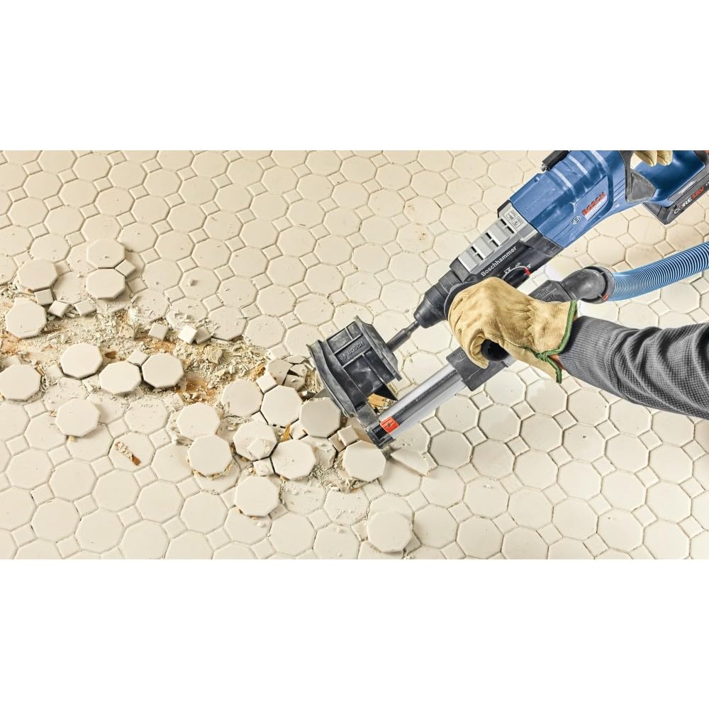 BOSCH GBH18V-28DCK24 18V Brushless Connected-Ready SDS-plus® Bulldog™ 1-1/8 In. Rotary Hammer Kit with (2) CORE18V 8 Ah High Power Batteries