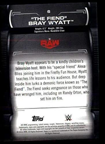 2021 Topps WWE Undisputed #6 The Fiend Bray Wyatt Wrestling Trading Card