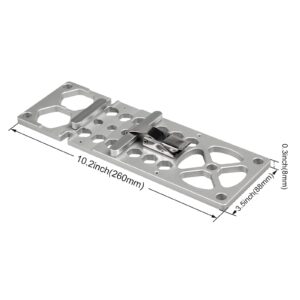 DDWT 260mm Right Angle Circular Saw Guide Rail Angle Stop Track Saw Square Accessories Compatible with Festool and Makita Guide Rail