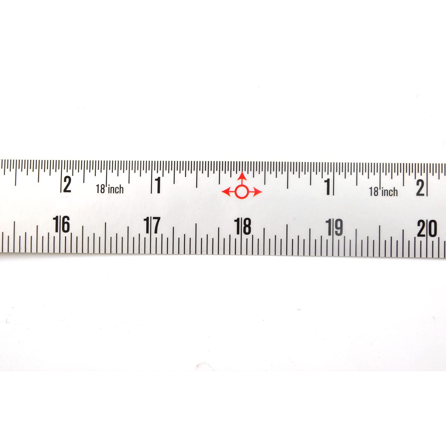 Edtape Workbench Ruler,Adhesive Backed Tape Measure,Waterproof Measuring Sticker,Sticky Measuring Tape,36 Inches Length, 1.02 Inches Width Center Finder Ruler Imperial Ruler, 36inches