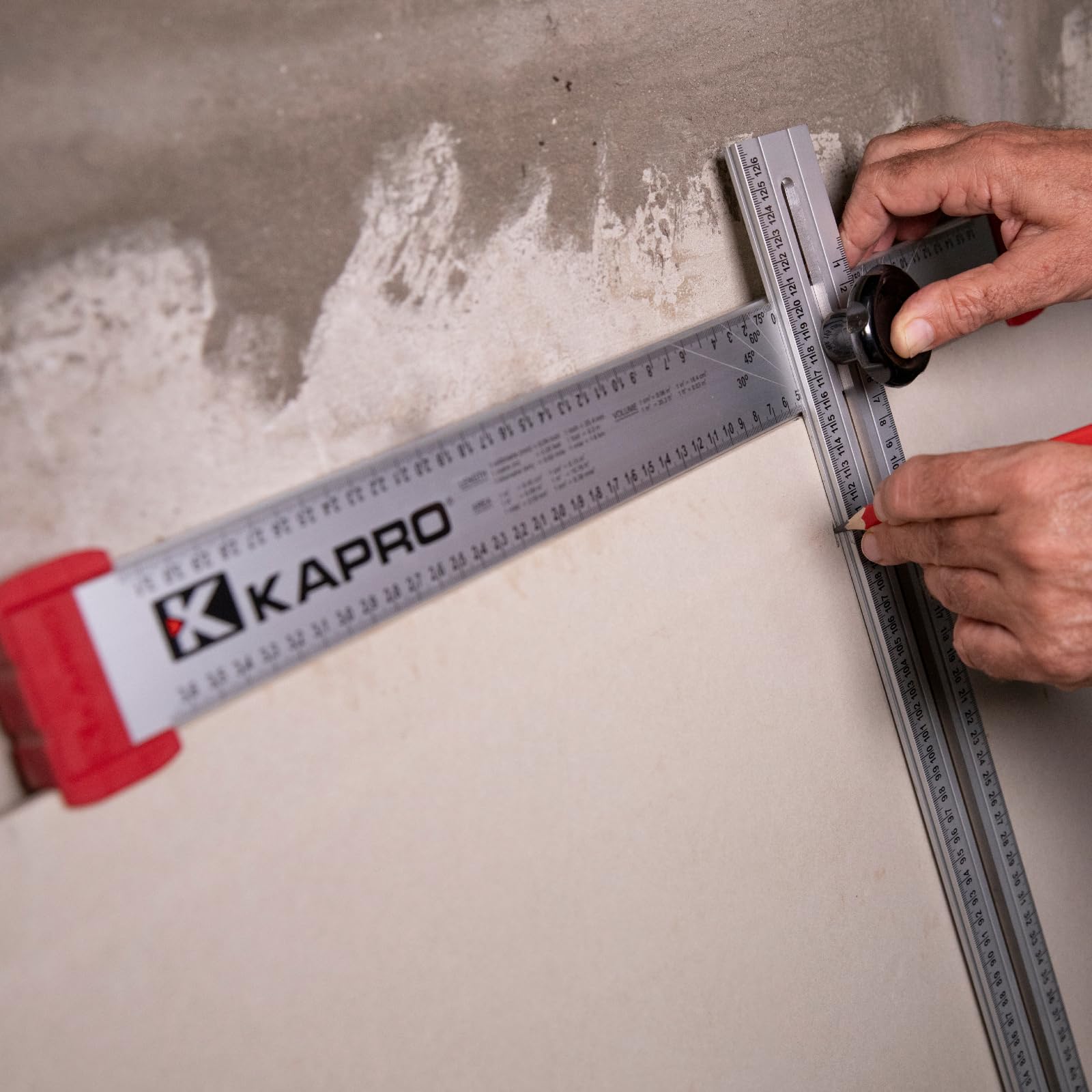 Kapro 317 Adjustable T-Square + 245 Mini Level Bundle