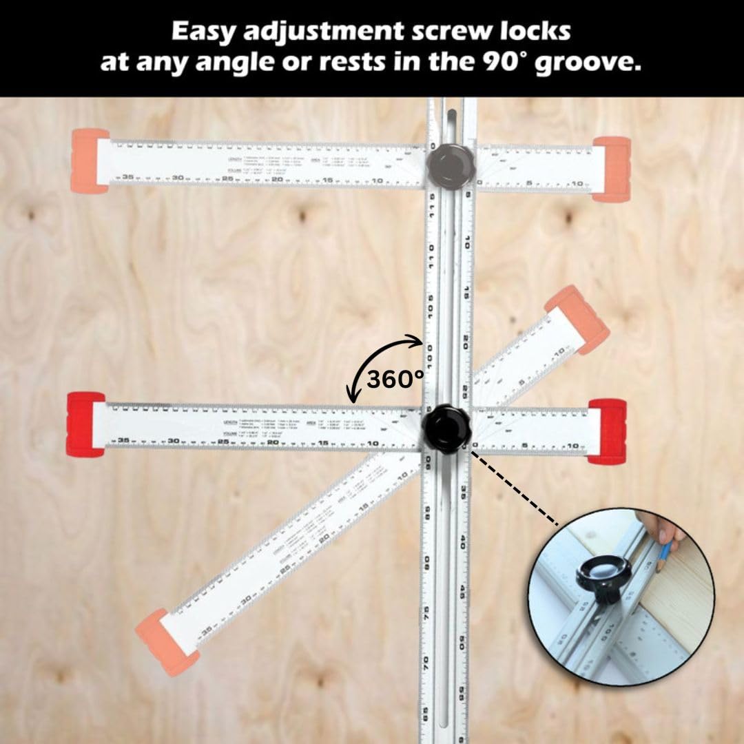 Kapro 317 Adjustable T-Square + 245 Mini Level Bundle