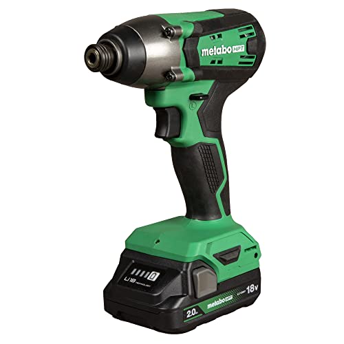 Metabo HPT 18V MultiVolt Hammer Drill and Impact Driver Combo Kit | Cordless | 2-2.0Ah Li-Ion Batteries w/Fuel Gauge | Lifetime Tool Warranty | KC18DFX