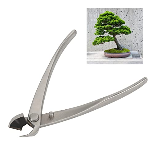 Haofy 165mm Branch Cutter, Bonsai Tools Concave Cutter Stainless Steel Scissor, Pruning Shears for Gardening Indoor Plants