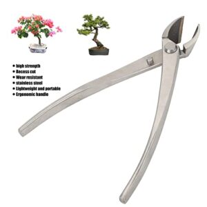 Haofy 165mm Branch Cutter, Bonsai Tools Concave Cutter Stainless Steel Scissor, Pruning Shears for Gardening Indoor Plants