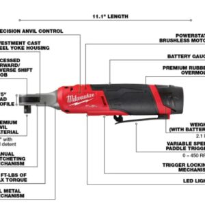 3/8" High Speed Ratchet Kit 2567-21H