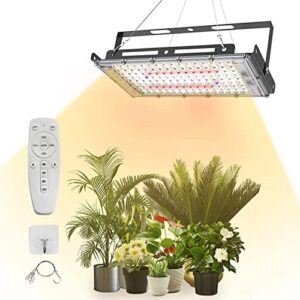 Grow Lights for Indoor Plants,Engilen 400W Full Spectrumg Grow Light, 3 Types Dimmable, Remote Control, Suitable for Indoor Plants,Micro Greens,Clones,Succulents,Seedlings.