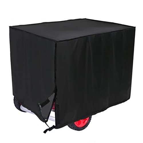 Kingling Generator Cover - Generator Covers Heavy Duty 600D Waterproof for Most 5000-10000 Watt Universal Generator Covers - 32”L x 24”W x 24”H