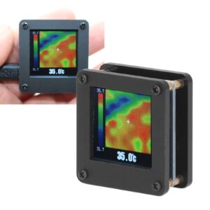 Walfront AMG8833 8x8 Infrared Thermal Imager Module with Shell IR Thermal Imaging Camera Module 7m Maximum Sensing Distance Handheld Array Temperature Measurement Sensor