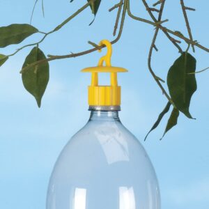 Set of 6 Bottletop Wasp Traps – Convert Any 2 Liter Bottle into Outdoor Wasp Trap - Reusable, Hanging, Non-Toxic