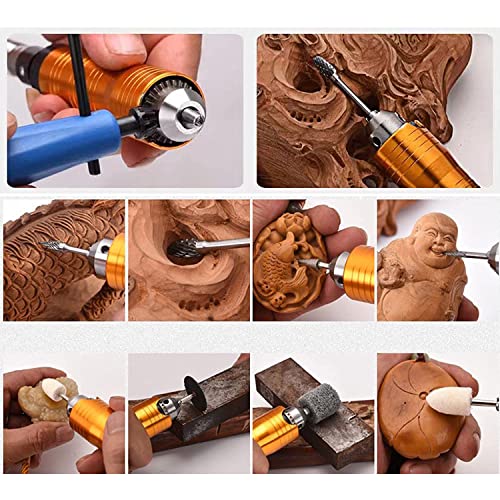 800W Flex Shaft Rotary Tool Electric Hanging Grinder Carver,Electric Multi-function Metalworking Tools Repair Kit,Foot Pedal Control,Metal Flexible Shaft,Suitable for Carving, Buffing, 23000 RPM