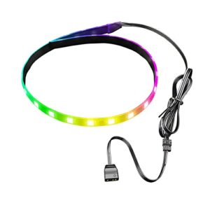 muyiyi11 lamp coolmoon led light strip magnetic 40cm pc computer caselight bar with 4pin rgb/5v argb for motherboardlight bar for computer peripherals