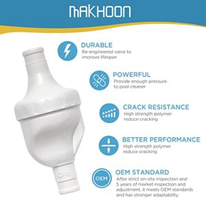MAKHOON Upgraded 9-100-1200 Backup Valve Replacement for Polaris 360 Pool Cleaner, The Body has Been Reinforced, Longer Life Than Zodiac 9-100-1200,(NOT Compatible with Polaris 280 380 Pool Cleaner)