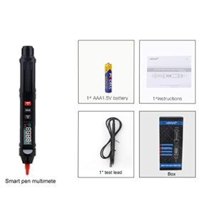 NOYAFA Voltage Detector, Pen Multimeter Non-Contact Voltage Tester, Suitable for DC Voltage and AC Voltage, Resistance, Capacitance, Diode, etc.