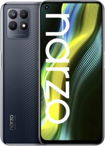 realme narzo 50 smartphone,6.6’’120hz display unlocked android cell phone, helio g96 gaming processor,50mp ai triple camera,5000mah massive battery,33w dart charge,4gb+128gb, dual sim,black
