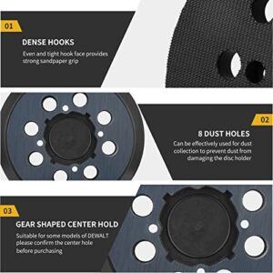 Sander Pad for Dewalt, 2 Pack 5" 8 Hole Hook and Loop Replacement Orbital Sander Pad for DeWalt DWE6421 6421K DWE6423 6423K DCW210B Random Orbital Sander 4 Screw Holes Sanding Part DWE64233 & N329079