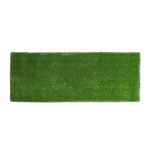 Falflor Artificial Trurf Area Rug 2.1' X 6' Grass Outdoor Rug Synthetic Grass Rug for Deck Realistic Fake Grass Turf Mat Indoor Outdoor Patio Mat Carpet Runner for Garden Balcony