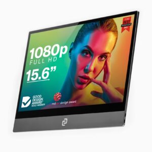 espresso displays 15: world's thinnest portable monitor - premium touchscreen for mac, windows & more. durable, robust aluminium design. 1 cable connection.