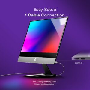 espresso Displays 15: World's Thinnest Portable Monitor - Premium Touchscreen for Mac, Windows & More. Durable, Robust Aluminium Design. 1 Cable Connection.