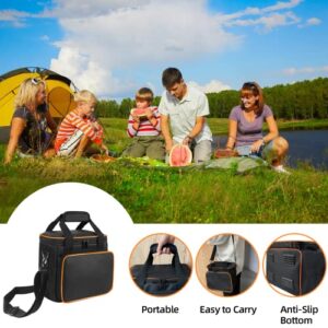 Joramoy Carrying Bag for Jackery Portable Power Station Explorer 500, Travel Storage Case with Waterproof Scratch-proof and Storage Pockets