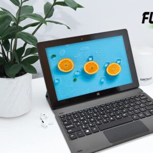 10.1" Windows 11 Full HD Tablet with Docking Keyboard - 2 in 1 Laptop / Ultra Slim Tablet PC - FWIN232 PRO S3, 8GB RAM, 256GB Storage, N4120 Quad-Core CPU, FHD (1920x1200), M.2 SATA Expandable Storage