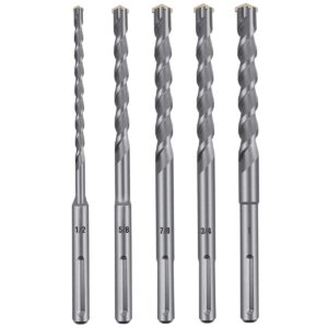 owl tools sds max masonry drill bit set (carbide tipped - 5 piece set) 13" length in the following sizes: 1/2", 5/8", 3/4", 7/8", and 1"