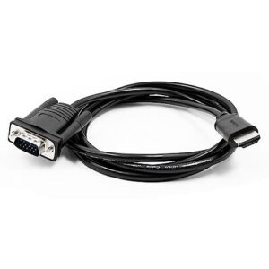 wiistar hdmi to vga cable 1.5m/4.9ft 1080p hdmi to vga video converter adapter cable male to male support computer laptop pc to desktop monitor hdtv projector