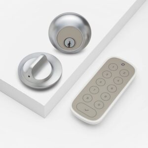 level lock smart lock - satin chrome + level keypad