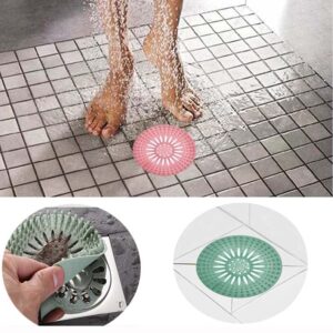 Drain Hair Catcher Durable Shower Drain Covers Hair Stopper Easy to Install and Clean Suit for Drain Bathtub Bathroom and Kitchen 5 Pack