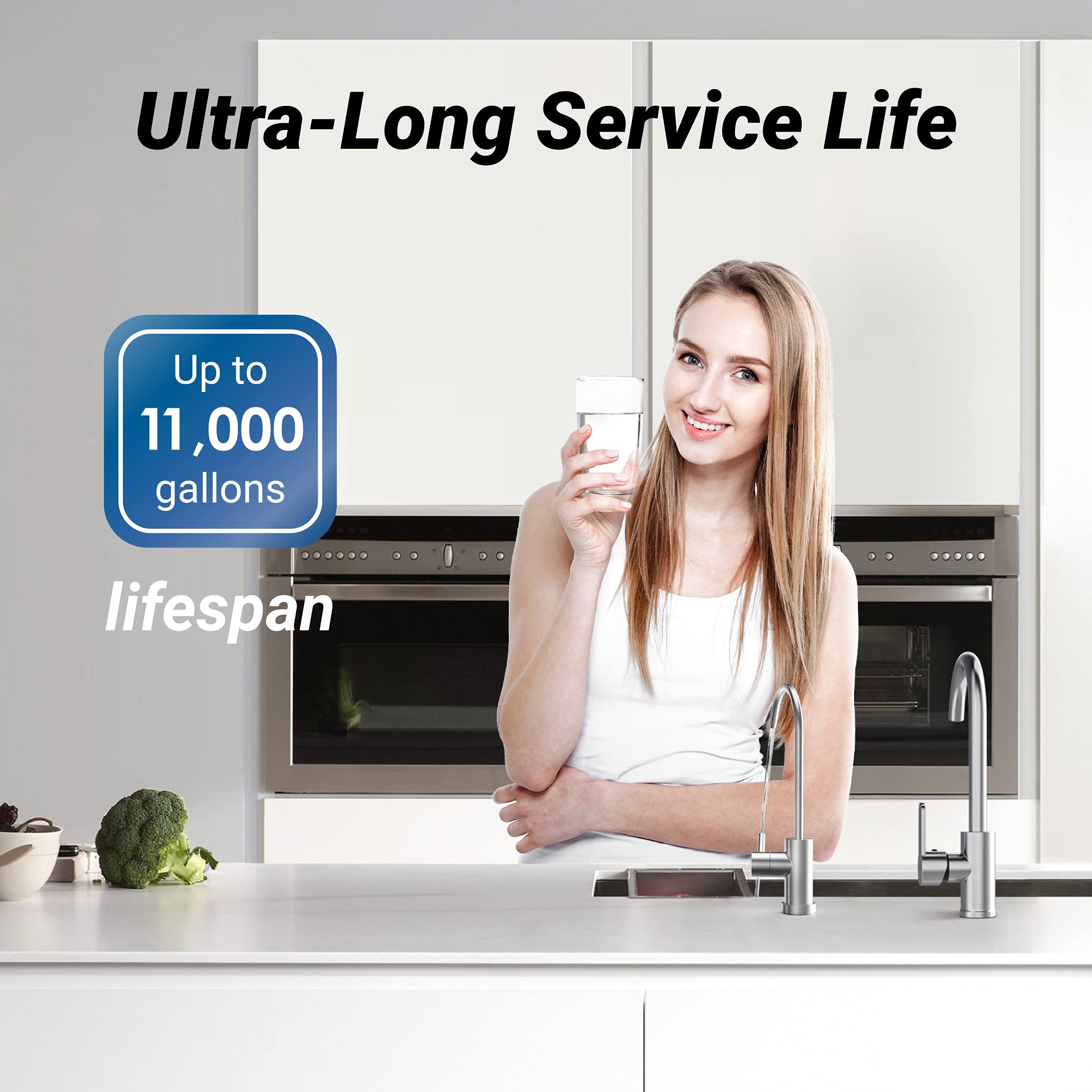 Waterdrop 10UA Under Sink Water Filter System and Maxblue RF10 Water Filter