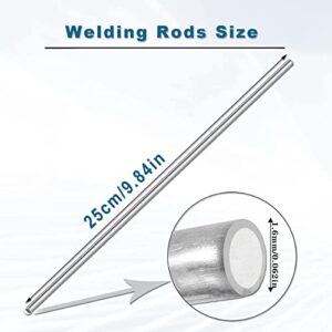 25 Rods Aluminum Welding Rods, Aluminum Brazing Rods for Propane Torch, Aluminum Soldering Rods for Alu, Alu Alloy, Aluminum Repair, 1/16" X 10"