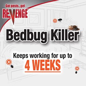 REVENGE Bedbug Killer, 128 oz Ready-to-Use Spray, Long Lasting Odorless Insecticide Formula, Kills on Contact